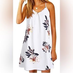 White floral sundress